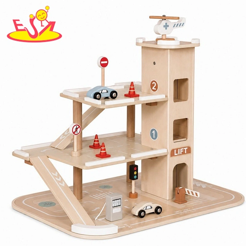 Nuevo diseño Macaron lindo juguete de cocina de madera para niños W10C582